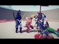BOXER TEAM vs MELEE TEAM - Totally Accurate Battle Simulator | TABS