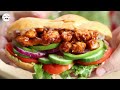 Easy BBQ Chicken SUBWAY Sandwich / Best Sandwich Recipe by (YES I CAN COOK)