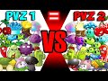 Random 30 Plants in PVZ 1 vs PVZ 2 - Who Will Win? - Team Plant vs Team Plant