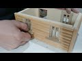 Süprizli Kütük Ev Maketi 🌟 #wood #home #woodworking