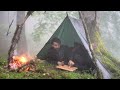 Surviving A Rainstorm: Solo Camping And Building A Waterproof Shelter