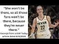 Why it was a really bad move for the WNBA that Caitlin Clark was not placed on team USA