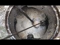 Huge grease / manhole overflow / Drain cleaning