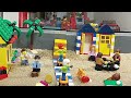 LEGO VOLCANIC ERUPTION, TSUNAMI and SINKING of the CITY - DISASTER Action MOVIE ep 68