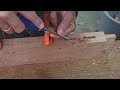Cutting a mortise without pre-drilling