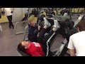 Leg pressing 1155 pounds