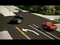 BeamNG Drive - Crossroad Car Crashes #6