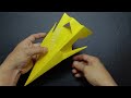 avión de papel plegable || Trucos para doblar papel de forma rápida y bonita