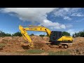 អាអិចចាប់ផ្តើមកាយដីហើយ | excavator working alone in jungle