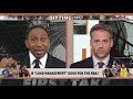 Stephen A. and Max Kellerman get into a heated debate over load management in the NBA | First Take
