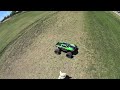 XRT Belted Gravix Tires On A XMAXX - On Grass