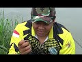 Gak nyangka..! Mancing di sungai liar dapat ikan lele sebesar ini