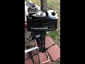 Air-cooled outboard Sears Gamefisher 3.0hp runs