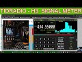 TIDRADIO  H3 - NEW SIGNAL METER & SPECTRUM SCOPE