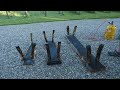 Log Bench Ideas - How I build log benches without nails and screws