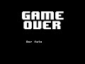 What happens when you die in the overworld in Undertale?