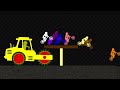 Survival Stickman Bicycle Race : The Road Roller