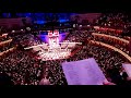 Everyone singing Christmas songs at Royal Albert Hall