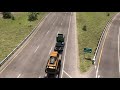 American Truck Simulator - Kenworth K100E Transporting a Stumper