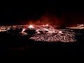 Volcano eruption in Fagradalsfjalli 11,9,2021 slow motion