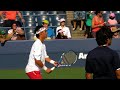 Fabio Fognini Practices AT US Open