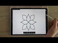 How to make vector mandala tutorial Affinity Designer iPad - Super easy tutorial