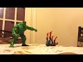 awesome stop motion hulk vs spiderman part 2