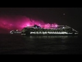 Fogos em Copacabana visto do alto mar (Fireworks in Rio De Janeiro)