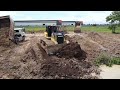 Start A New Project Clearing Forest Tree!! Bulldozer SHANTUI Clearing Forest Tree Into Water.