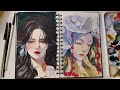 My Gouache painting process l Webi Wabu