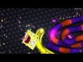 Slither.io - Huge Spongebob Trolling Snakes In Slitherio  | New Hack Zone-in Funny  Skin