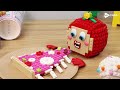 APU Hunting & Eating a VENOMOUS Pink Lionfish in real life - Apu Lego Food Adventures