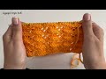 HAYRAN KALACAĞINIZ MUHTEŞEM ÖRGÜ MODEL ANLATIMI🧡#babyknitting #knitting #crochet #kolayörgümodeli