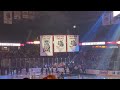 Chicago Wolves 2022 Calder Cup banner raising
