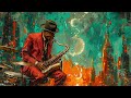 Relax to funky smooth jazz saxophone 🎷 melodies with groovy beats creating a chill