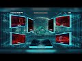 Cyborg Hud UI (Total Launcher 2D/3D fururistic customization, text animation)