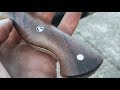 KNIFEMAKING | How to finish knife handle scales