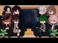 FANDOMS react to each others — Mha, Demon Slayer, and BSD react | 1/3 parts |