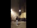 Street Opera Act at Barcelona Cathedral