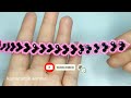 how to make a simple beaded bracelet // heart bead bracelet