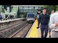 MTA Metro North Railroad: Harlem Line and Wassaic PM Rush Hour Trains @ Scarsdale (M7A, M3A, P32)