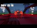 I Survived 100 Days as a LAVA WORM in HARDCORE Minecraft
