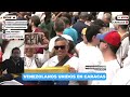 Venezolanos esperan a María Corina en Caracas