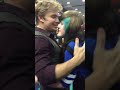 Me meeting Vic Mignogna for the first time