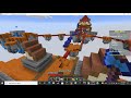 playing minecraft bedwars on hypixle