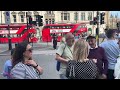 England, Central London Summer Walk | Relaxing Walking tour in West End London [4K HDR]