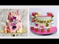 Cake Designing Ideas For Baby Girl | Cake decoration Ideas | Sara's kitchen Flavour