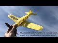 Rubber-Powered Flight Trimming: Dime Scale Bellanca Junior