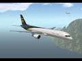 atlantic ocean mid air collision animation ( fictional)