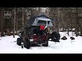 OFF GRID LIVING IN WINTER AND CAMPING IN SNOW